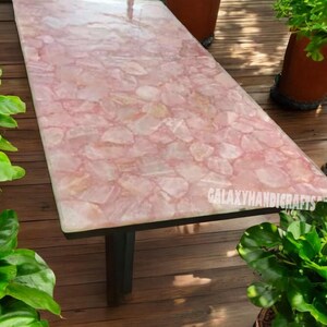 Rose Quartz Table Top | Rose Quartz Kitchen Slab | Rose Quartz Dining Table | Rose Quartz Coffee Table | Rose Quartz Counetertop