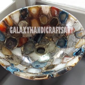 Mix Agate Wash Basin | Sink for Kitchen Home Decor