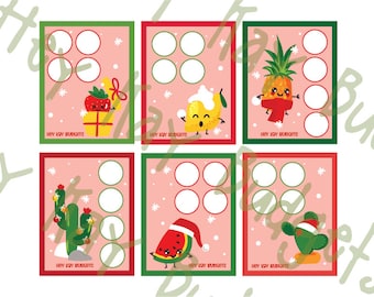 Défis miniaturisés de Noël en juillet (faibles dépenses) - PDF imprimable