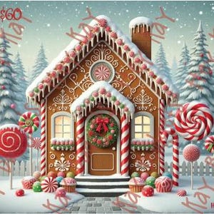 Gingerbread House Savings Challenge A5 - afdrukbare pdf-afdrukbare doe-het-zelf-kras