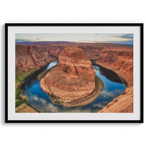 Horseshoe Bend Arizona Photography Print: Framed Western Wall Art