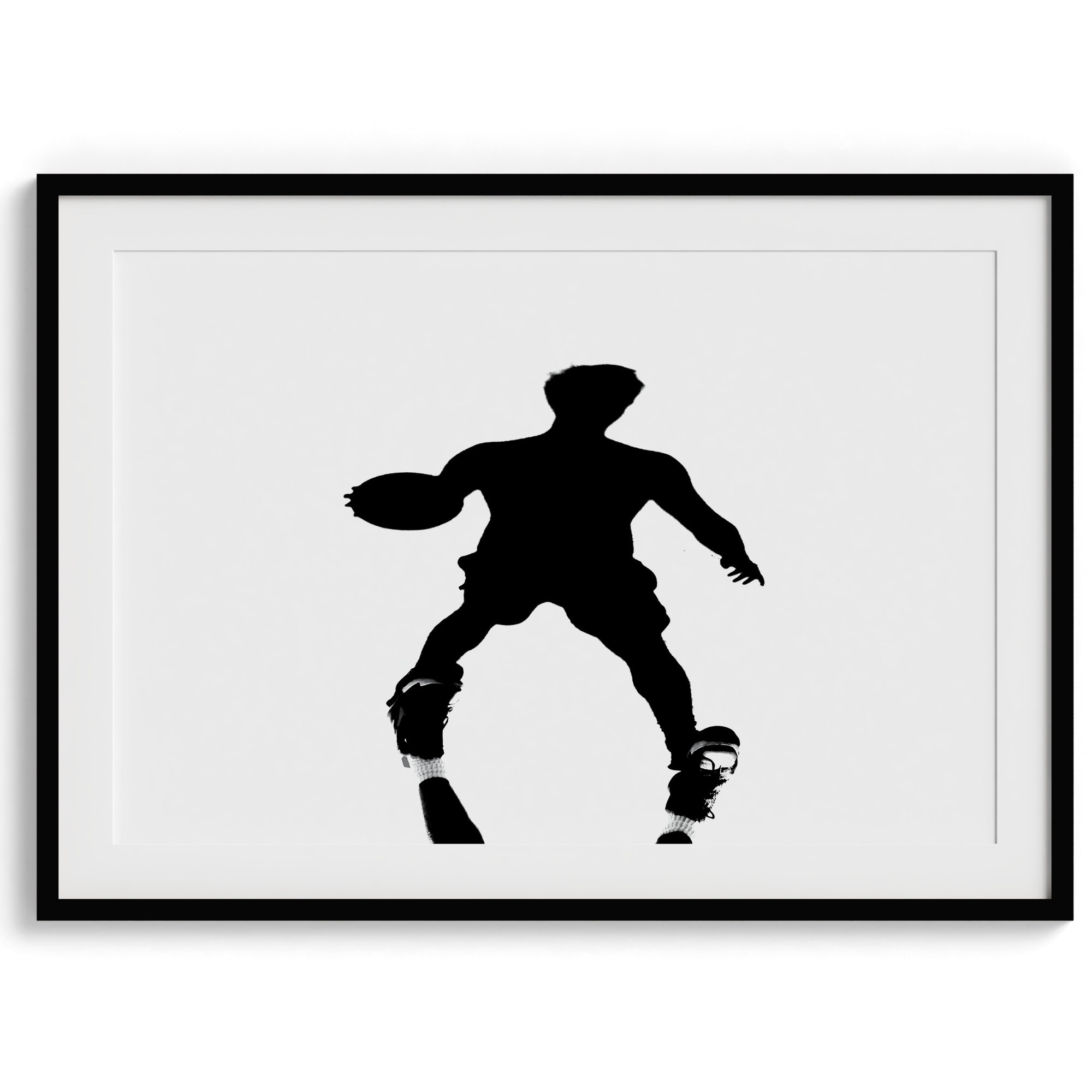 Fine Art Basketball Photography Print Black and White Sports Wall Art