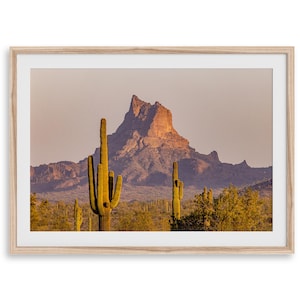 Saguaro Kaktus Fine Art Fotografie Druck - Große Wüste Wand Kunst, gerahmt oder ungerahmt Arizona Kunstdruck für Wohnkultur