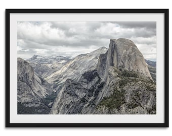 Yosemite Half Dome Fine Art Photography Print - Mountain Wall Art, Framed or Unframed California National Park Artwork for Home Decor