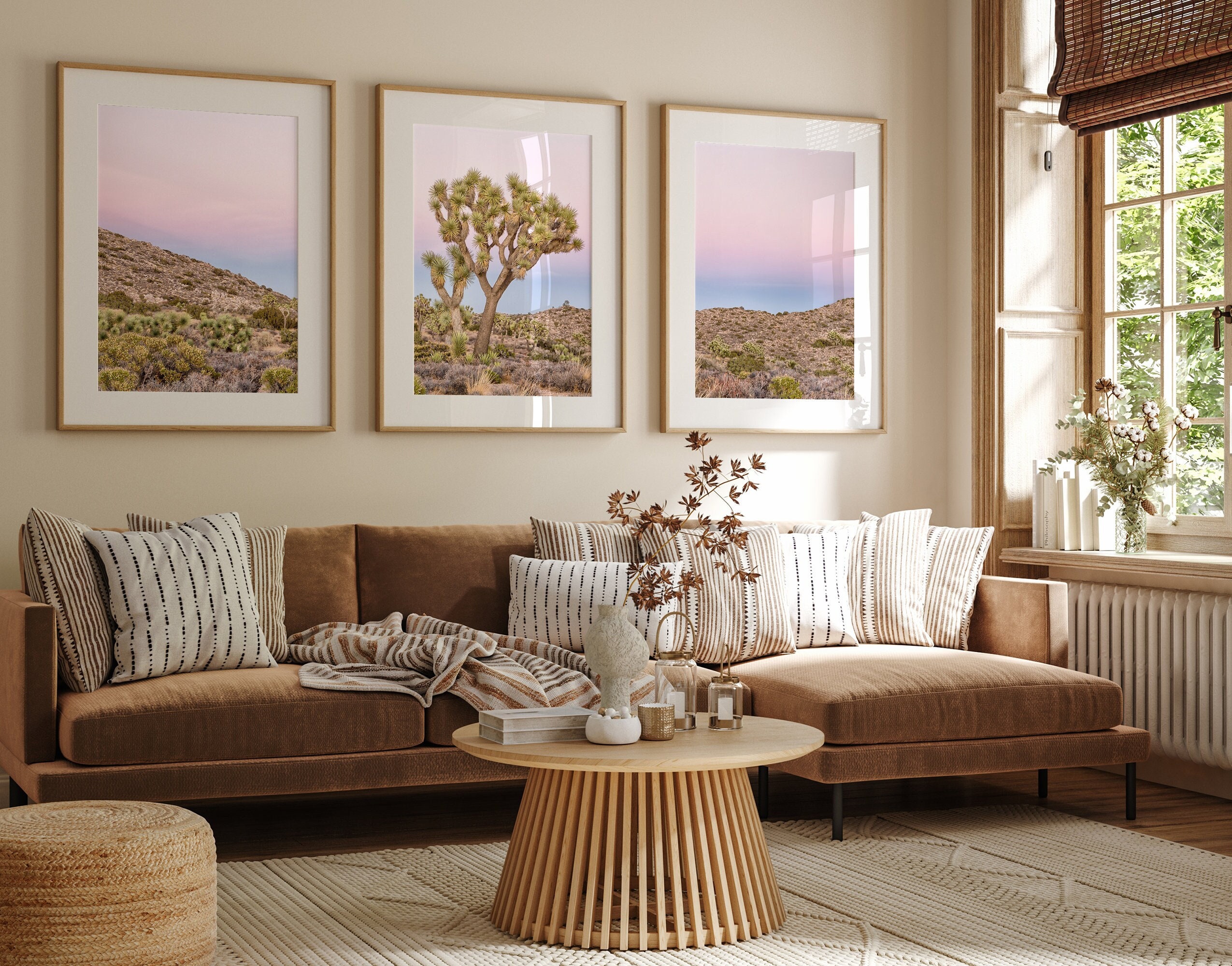 Tapisserie Murale – Parc National Joshua Tree – Tissu Photographique – Neuf