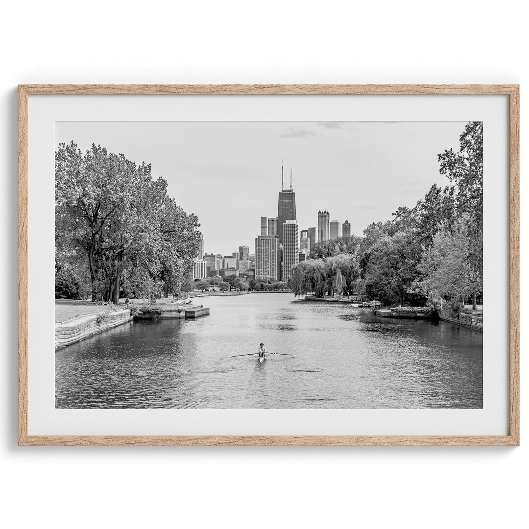 Fine Art Chicago Photography Print - Black and White Chicago Urban Wall ...