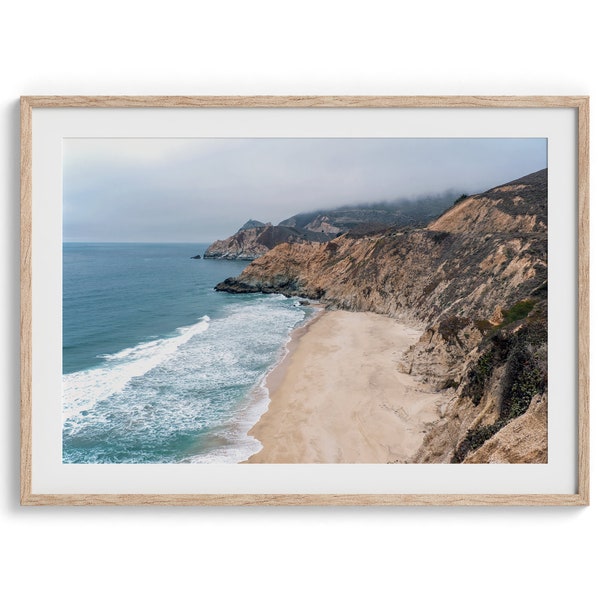 Northern California Beach Fine Art Photography Print - Western Beach Wall Art, Ocean Surf Print, Framed Coastal Poster for Home Decor