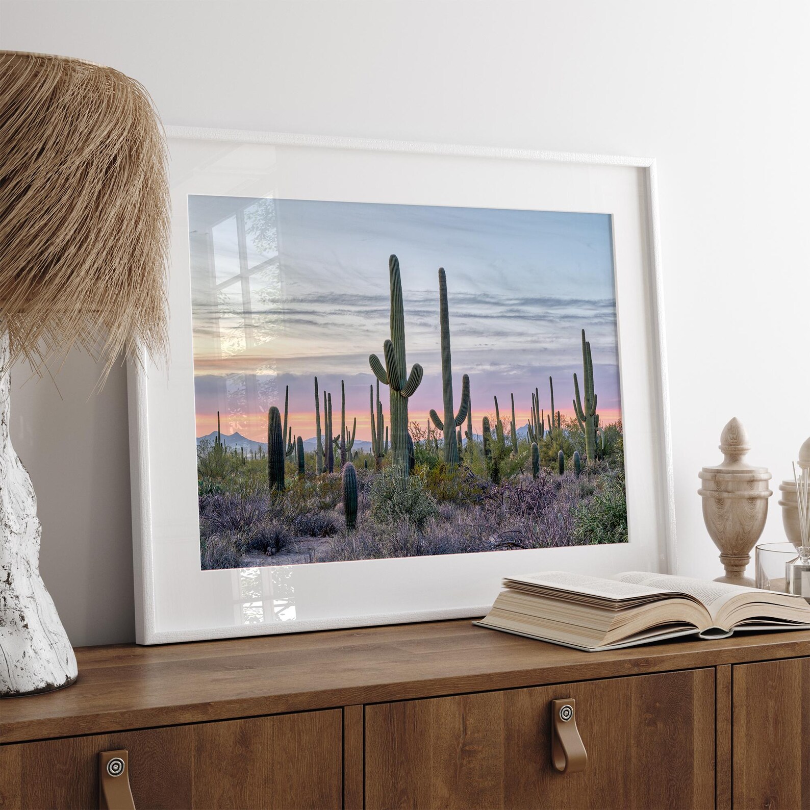 Saguaro Sunset Fine Art Photography Print - Southwest Desert Wall Art ...