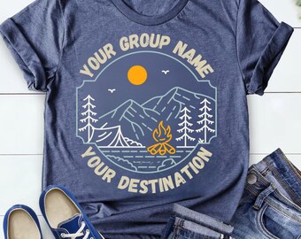 Custom Family Mountain Vacation Shirts: Matching Trip T-Shirts