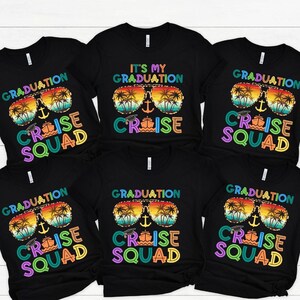 Graduation Cruise Squad Shirt: Class of 2024 Matching Family Tee