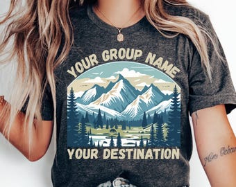 Custom Family Mountain Vacation Shirts: Matching Trip T-Shirts