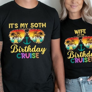 50th Birthday Cruise Shirt: Matching Family Cruise Squad Tee