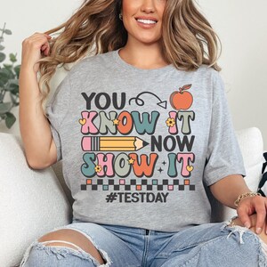 Teacher Test Day Shirt, Teacher School Testing Day Shirt, You Are More Than Test Score TShirt, State Testing T-Shirt,Testing Coordinator Tee