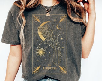 The Empress Tarot Card Comfort Colors Shirt - Witchy Occult Tee