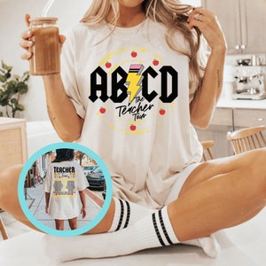 Teacher Tour Shirt ABCD Teacher Tour Shirt Back To School Shirt End of Year Shirt Teacher Gift