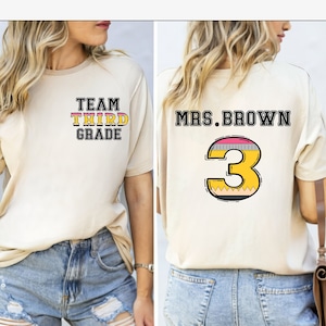 3rd Grade Teacher Shirt, Back To School Shirt, Third Grade Teacher Shirt Teacher Shirts 3rd Grade Team, 3rd Grade Shirt, Third Grade Shirt