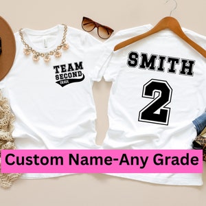 2nd Grade Teacher Shirt, Back To School Shirt, Second Grade Teacher Shirt Teacher Shirts 2nd Grade Team, 2nd Grade Shirt, Second Grade Shirt