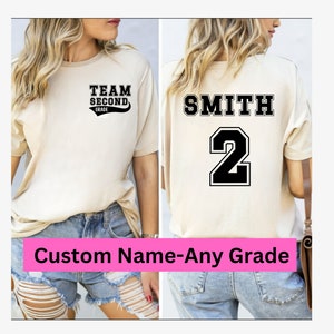 2nd Grade Teacher Shirt, Back To School Shirt, Second Grade Teacher Shirt Teacher Shirts 2nd Grade Team, 2nd Grade Shirt, Second Grade Shirt