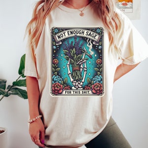 Funny Tarot Card Shirt Comfort Colors® Indie Tarot Tshirt Gift For Her Tarot Gift Tarot T shirt