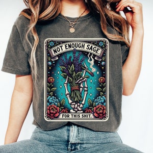 Funny Tarot Card Shirt Comfort Colors® Indie Tarot Tshirt Gift For Her Tarot Gift Tarot T shirt