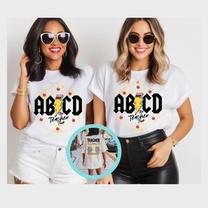 Teacher Tour Shirt ABCD Teacher Tour Shirt Back To School Shirt End of Year Shirt Teacher Gift