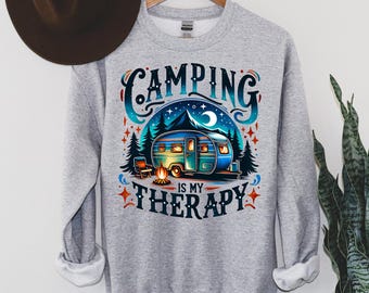 Camping Sweatshirt, Camper Shirt, Camping Gift