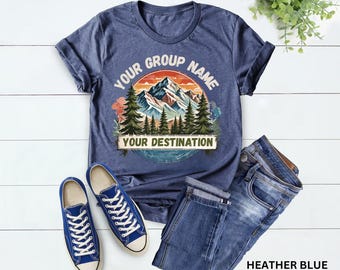 Custom Family Mountain Vacation Shirts: Matching Trip T-Shirts