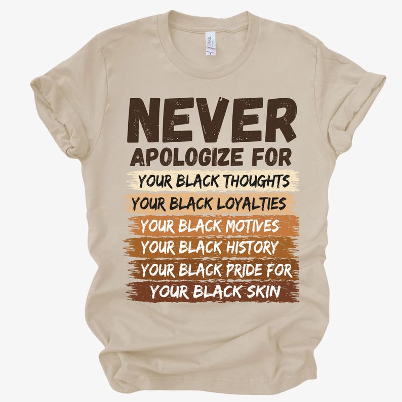 Black History Shirt: Melanin Pride Tee - Black Woman Gift Sand