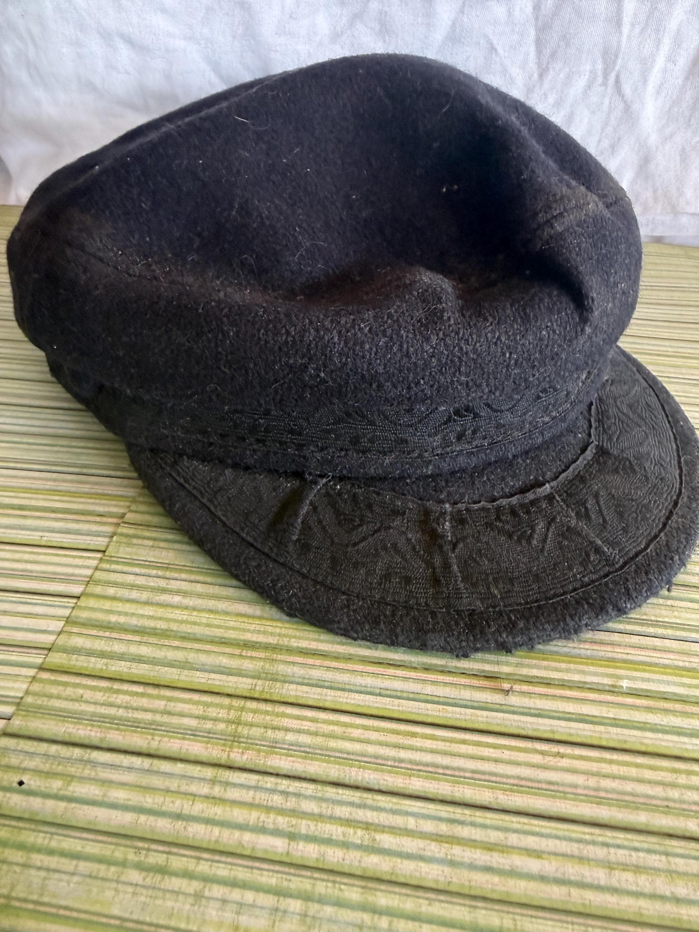 Vintage Wool Fishermans Cap - Etsy