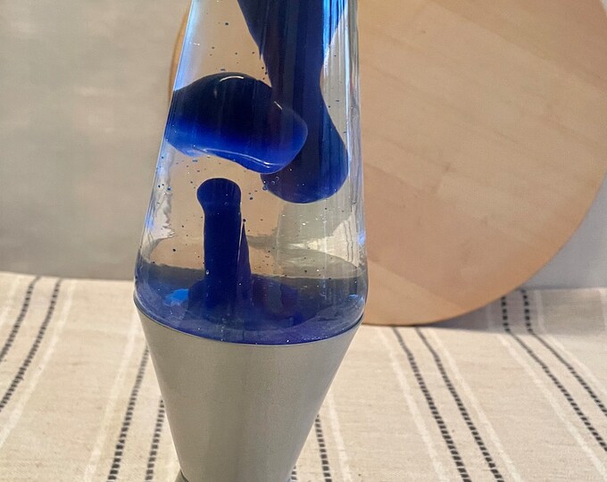 Blue Lava Lamp Etsy