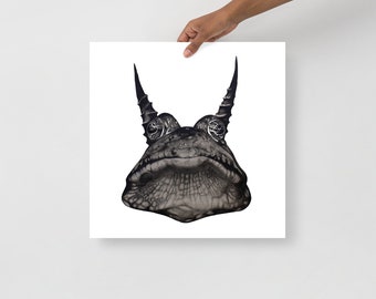 Horned Frog Poster