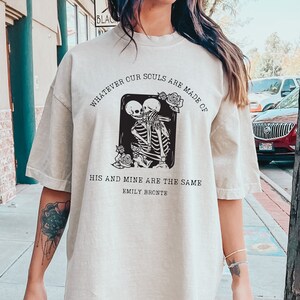 Bronte Shirt | Romantic Goth Pastel Goth Clothing Emily Bronte Shirt Whimsigoth Shirt Poet Shirt Dead Poets Society Dark Academia Shirt