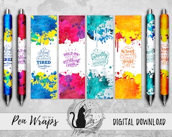 Funny Pen Wrap Png Bundle, Sarcastic Vinyl Pen Wrap Designs, Snarky Sublimation Graphic, Inkjoy Sassy Instant Download, Epoxy Pen Printable