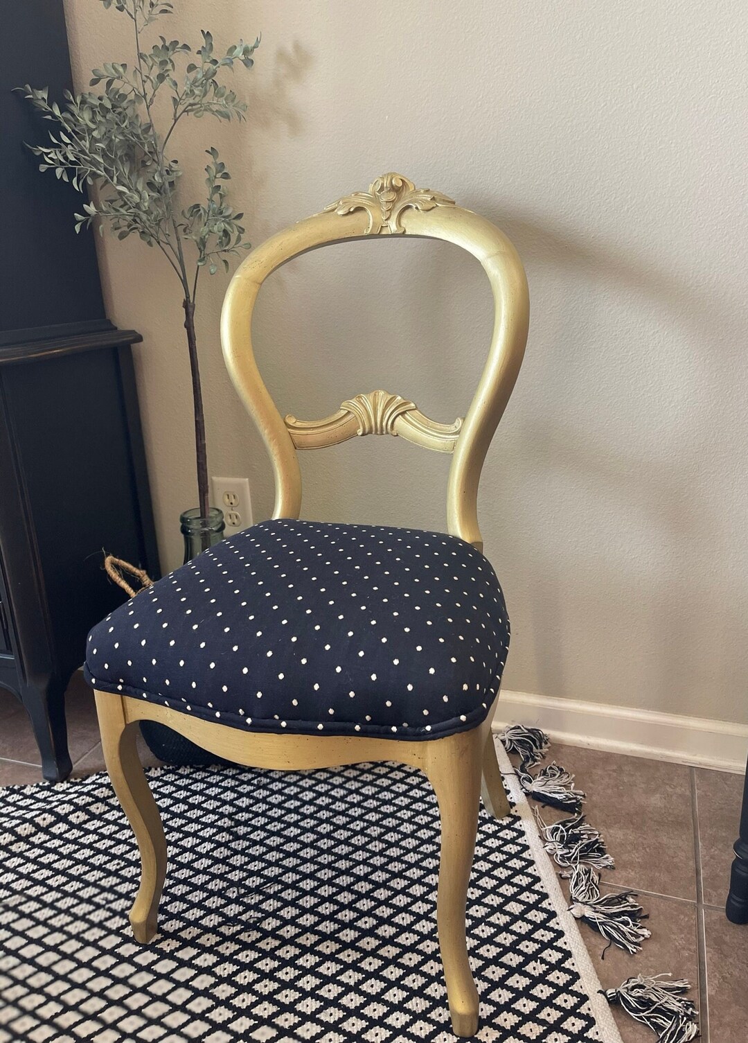 Antique Accent Chair Etsy