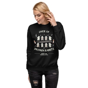 Sweater met konijnen | Grappige uniseks trui | Gezellig grafisch ontwerp