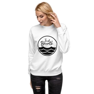 Just Breath Crewneck (White)