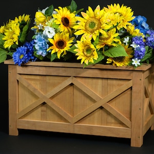 Boerderij Planter, Buiten Planter, Flower Planter, Flower Box, Housewarming Gift, Rustiek Modern, Tuin Planter, Terrasmeubilair