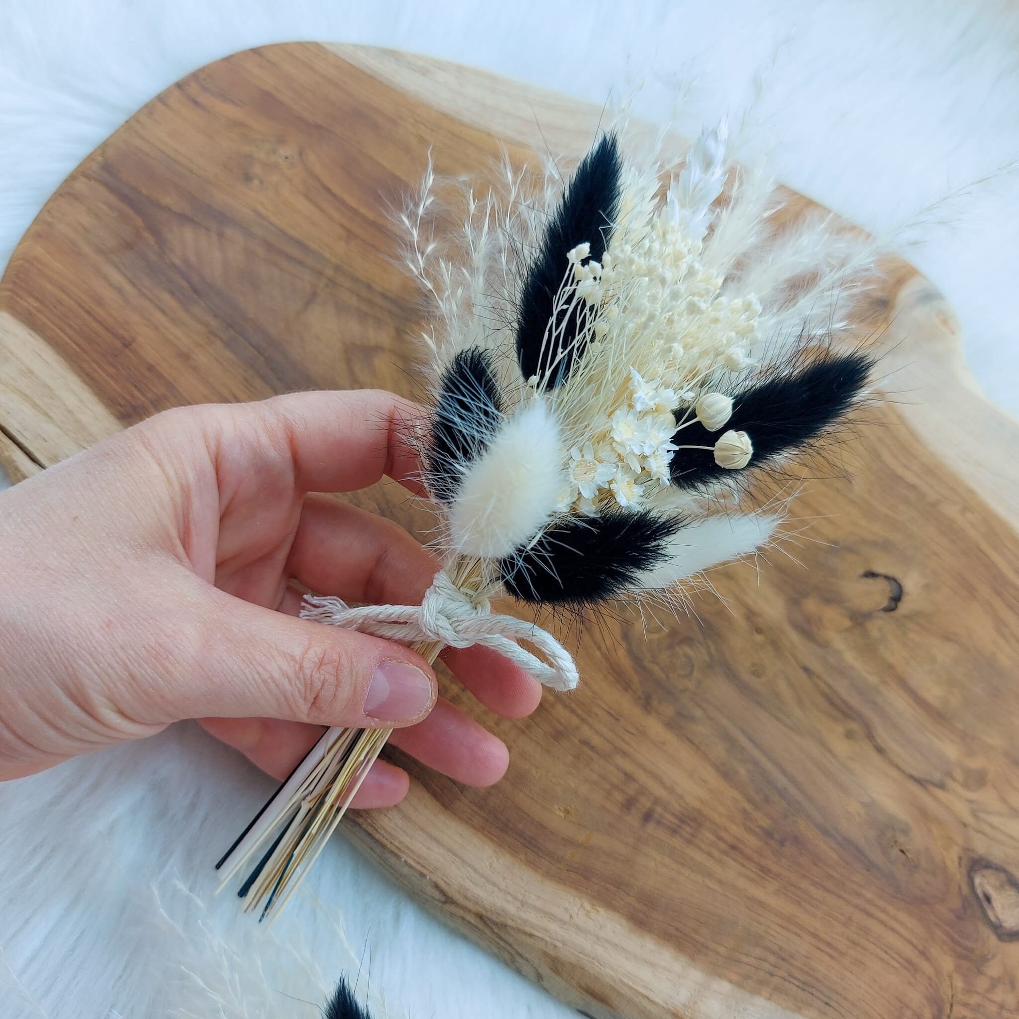Pampasgras-Deko Mit Vase – Künstliche Trockenblumen, Ca. 45 Cm, Boho-Stil Für Tisch & Wand