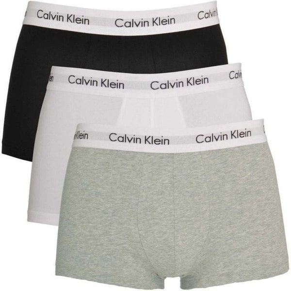 Calvin Klein Mens Boxer 3 in a Pack Low Rise Trunk Underwear