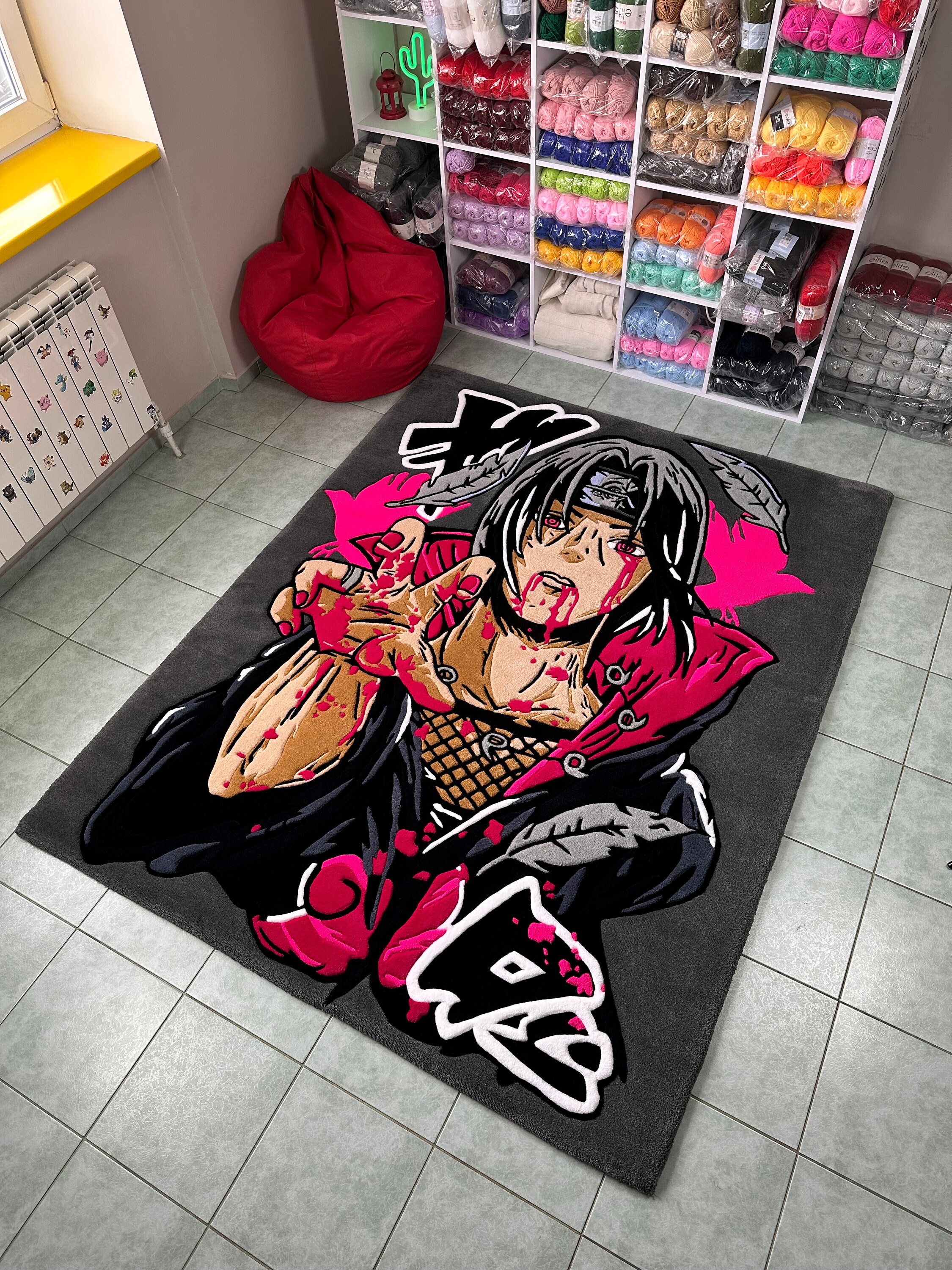 Anime Rugs, Custom Rugs, Tufted Rugs, Anime Character Rug, Cool Rugs