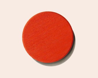 Tinte para madera Poppy Red COLOUR-FINISH / Acabado de tinte y laca todo en uno para muebles, interiores y juguetes / Certificado como seguro para juguetes, EN71