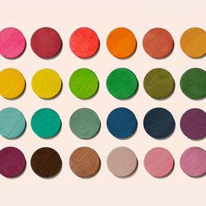 24 houtverfbeits 'Studio Set - Vol. 1' | Op waterbasis, milieuvriendelijk, niet giftig: voor meubels, interieur, houtwerk, kunst, ambachtelijke cadeaus
