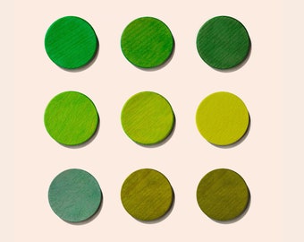 Wood Dye Stain | Green Colours - Water-Based, Eco Friendly, Non-toxic - For Furniture, Interior & Art projects. EN71-3