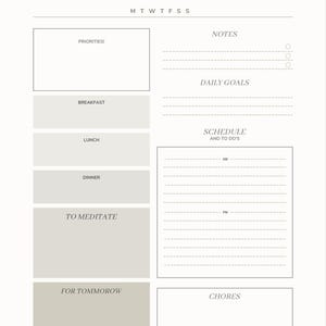Daily Planner, Planner