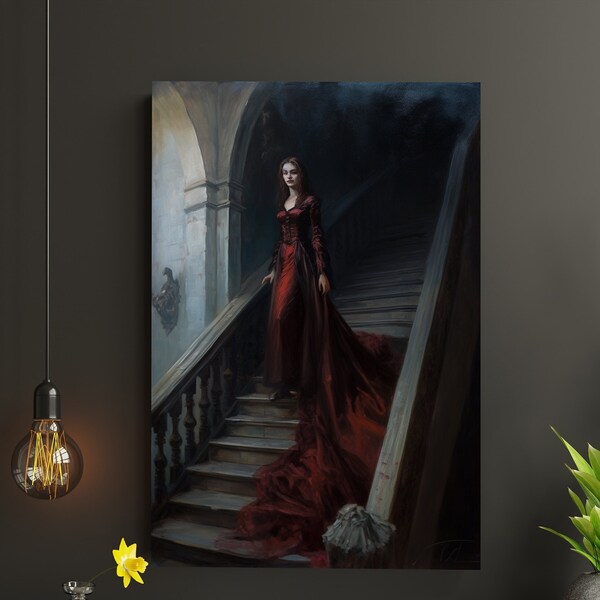 Dark Red Dress - Etsy