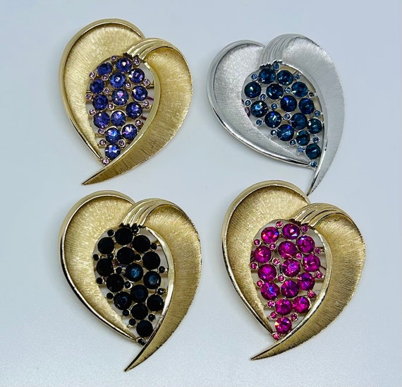 Trifari Pin Group: Hearts