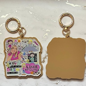 Lizzie Stacked Acrylic Keychain