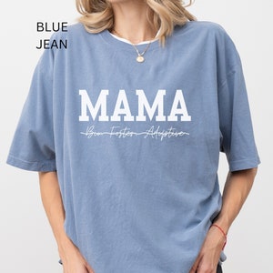 Bio Foster Adoptive Mama Shirt, Foster Care Shirt, Foster Mom Gift Adoptive Mom Gift, Foster Care Announcement, Matching Foster Parent Shirt