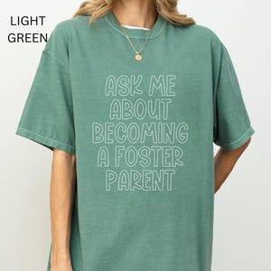 Foster Care Shirt, Foster Parent Shirt, Ask Me Gift for Foster Parent, Gift for Foster Mom, Social Worker Shirt, Child Welfare Shirt Gift