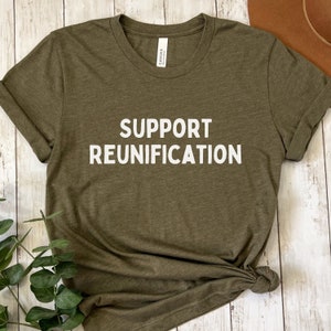 Support Reunification Foster Care Shirt, Foster Mom Tshirt, Gift for Foster Parents, Foster Care Awareness, Social Worker Gift, Foster Care